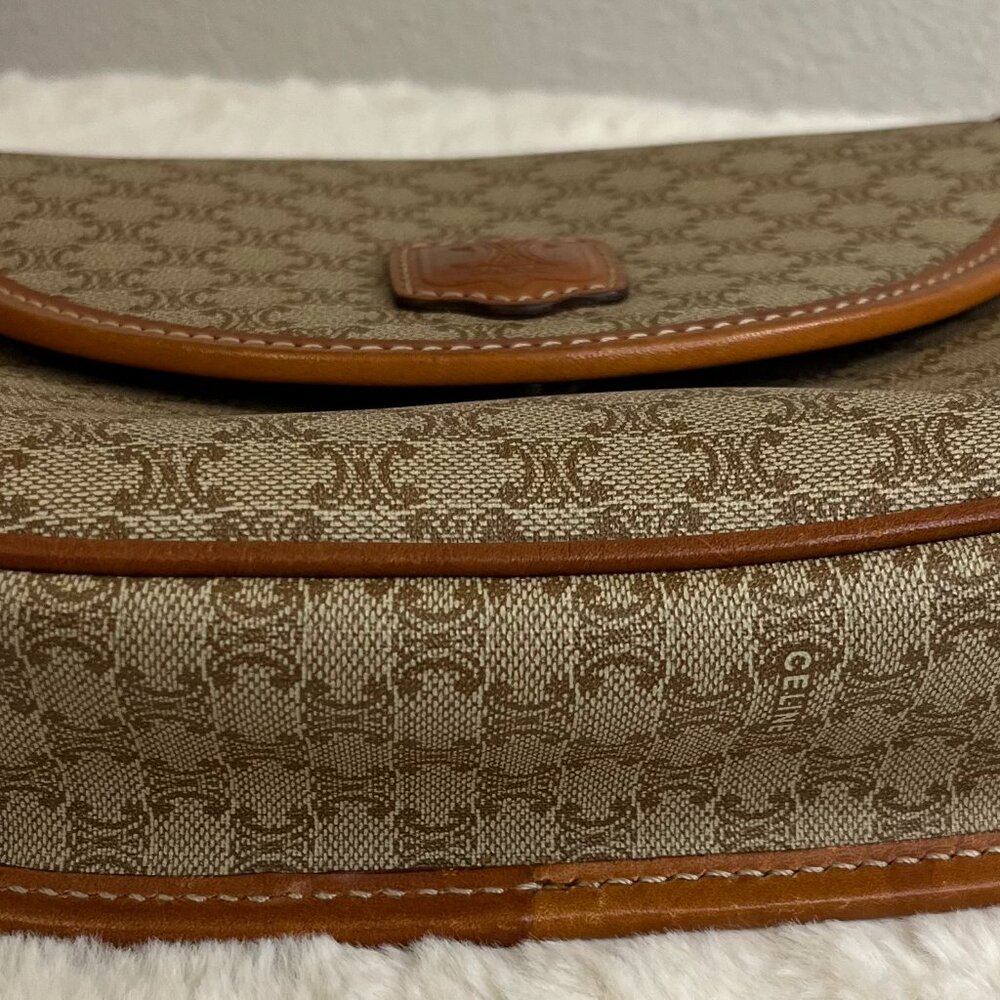 Vintage Celine Beige Macadam Crossbody - Picture 7 of 14